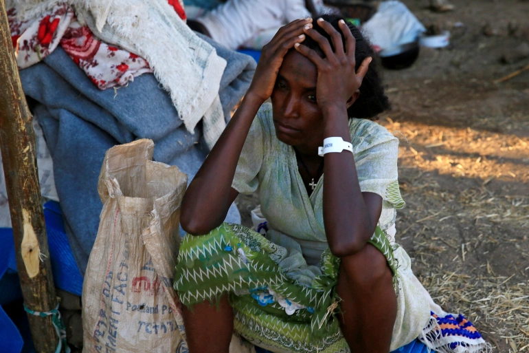 Tigrayan refugee woman